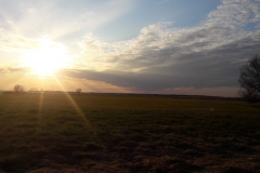 Goniadz, Parc Biebrzanski, Marais de la Biebrza, coucher de soleil